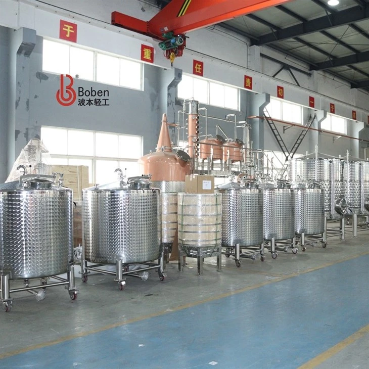 500ltr Double Retort Pot Still